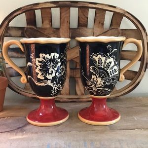 CIC RW Pedestal Mugs Set of 2